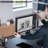 Mechanical Arm Dual Monitor Desk Mount