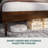 Calista Bed Frame with Fabric Panel Headboard-2142498177-2142498176