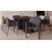 Vogue Modern Vegan Leather Upholstered Metal Dining Arm Chair in Clay-412598742