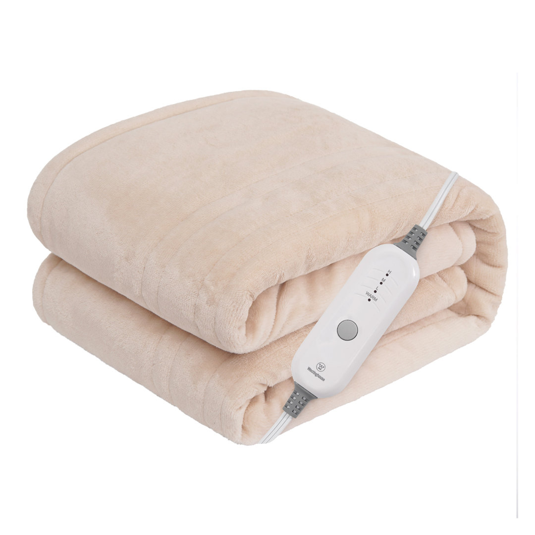 Westinghouse Super Cozy Soft Flannel Electric Blanket Westinghouse 