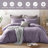 Satin Duvet Cover with Zipper Closure and Corner Ties, OEKO-TEX Certified-110582280-110582281