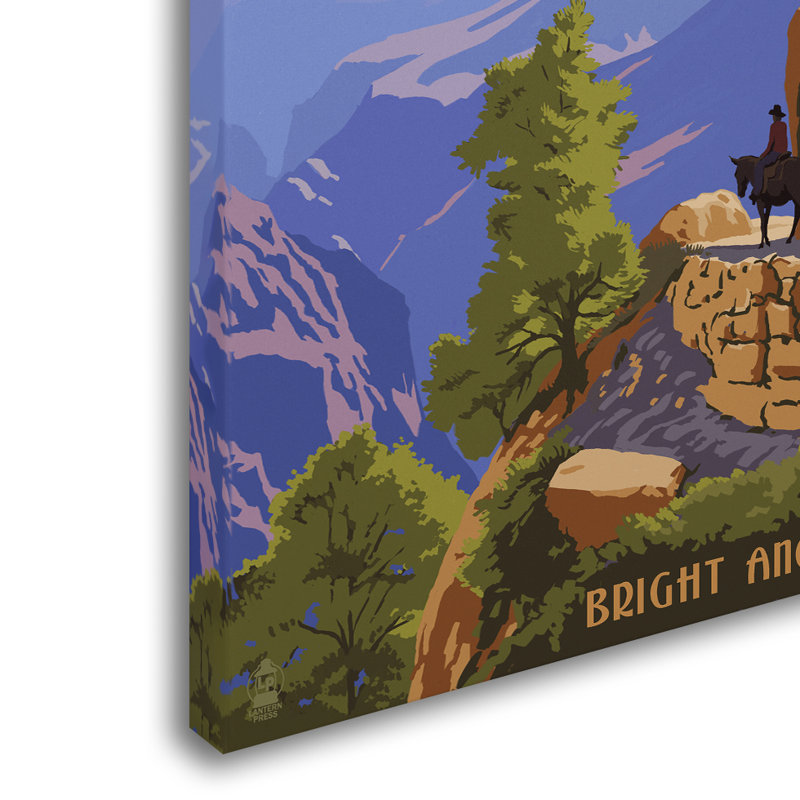 Grand Canyon National Park Bright Angel Trail Canvas Art