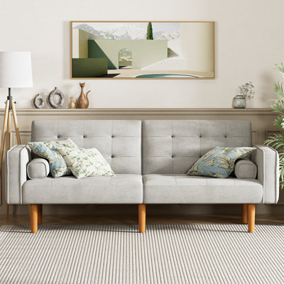 Canas Upholstered 74'' Sleeper Sofa