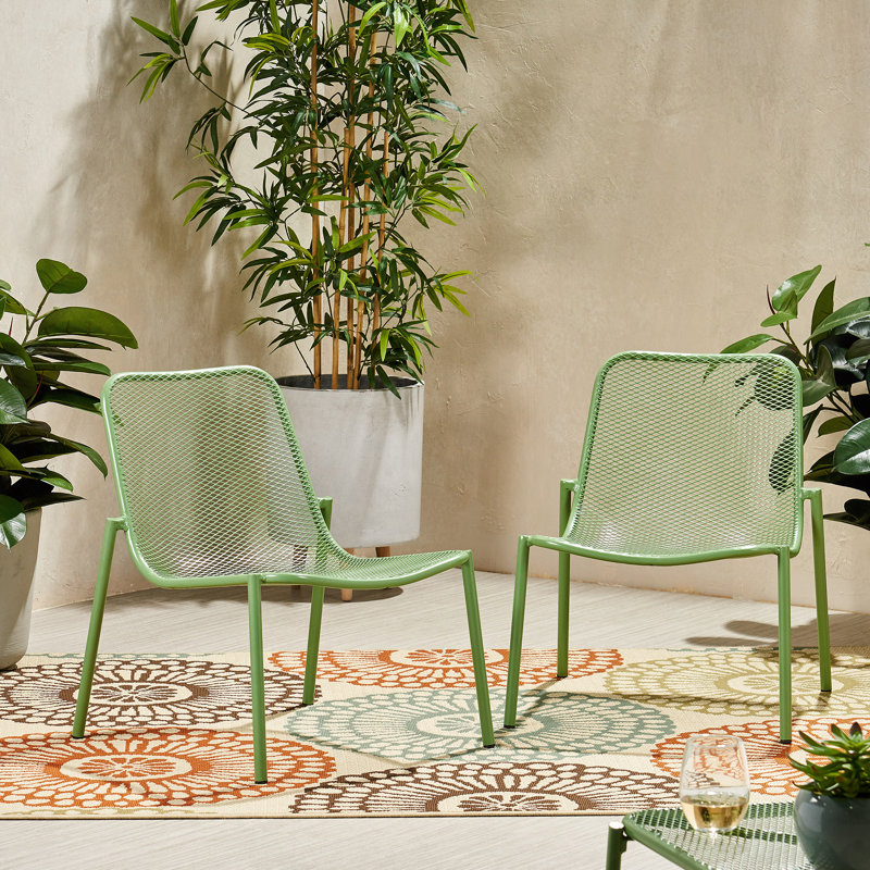 3 Piece Seating Group, Matte Green