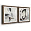 La recherche - ensemble de 2 reproductions d'art sur papier encadré-1268558222-1268558220