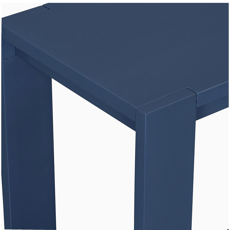 Caractéristiques distinctives d'une console minimaliste avec tablette inférieure et quatre pieds, convenant au vestibule, au couloir, au salon, au vestibule, au couloir