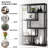 69" H Industrial Bookcase with Open Shelves and Metal Frame-1957728081