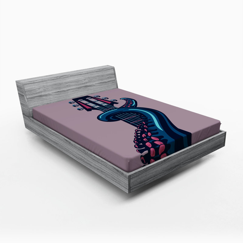 Microfiber Patterned Fitted Sheet, Full Fitted Sheet