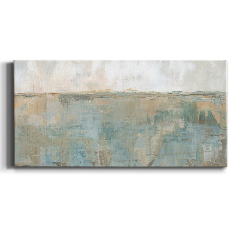 Distant Fields - Wrapped Canvas Print, 16" H x 8" W x 1" D