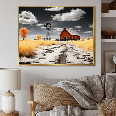 Barn Barn Reverie II - ferme, reproduction d'art sur toile