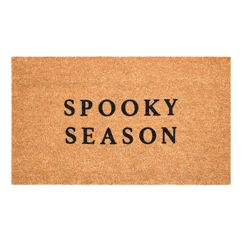 Spooky Season Doormat, 17" x 29", 17" W x 29" L