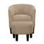 Anges Upholstered Barrel Chair with Ottoman-1616579775