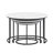 3-Piece Takirra Round Nesting Coffee Tables