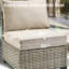 Carolle 7-Piece Modular Outdoor Rattan Seating Set with Cushions, Swivel & Rocking Chairs, Patio Table with Built-In Lights for Deck or Backyard-884317820