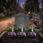 Fleurs de cimetière artificielles pour la tombe