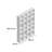 Claudio 130.5cm H x 89cm W Cube Bookcase