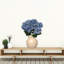 1 paquet d'hortensias artificiels bleus de 50 cm, vases et décoration