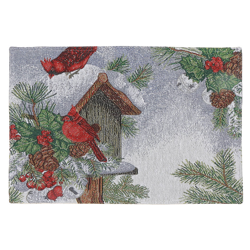 Napperon Tapisserie 13 "x 18" Cardinal