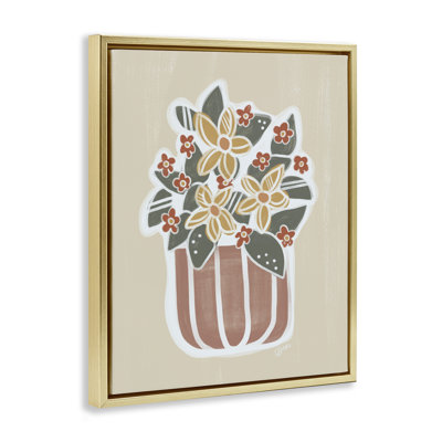 Cadre flottant avec fleurs Nick, design par Beki Marquardt