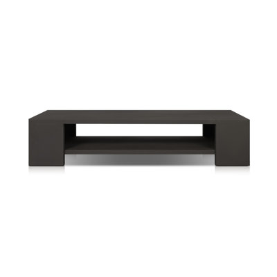 Boston Roca Outdoor Metal Coffee Table-Bronze