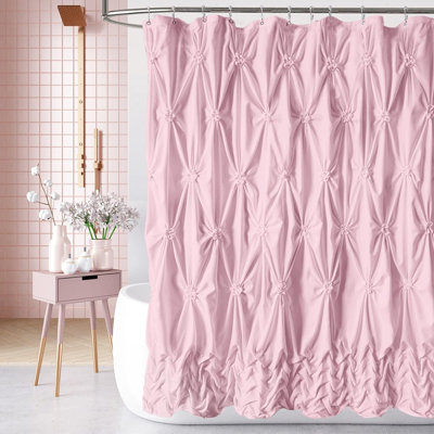 Jermesha Shower Curtain with Hooks Included