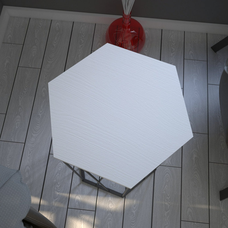 Table de bout Afia, Blanc
