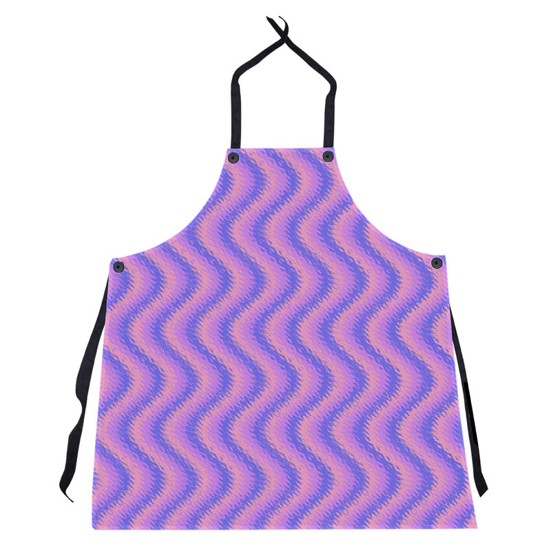 Bib Apron, Pink Blue/Purple