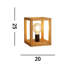 Gristian Solid Wood Desk Lamp