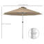 Parasol de plage de 115,4 po Stanislau