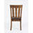 Crawford 18'' H Faux Leather Upholstered Acacia Side Chair