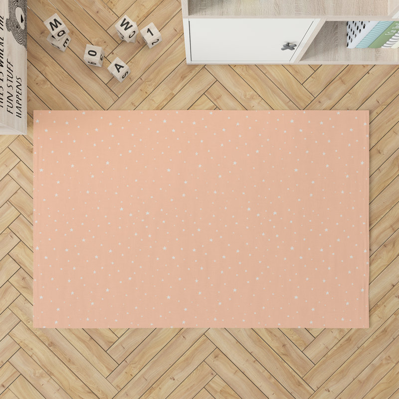 Tapis d'activité Vast Sky, Rectangle 3 pi x 5 pi, Pêche / orange