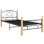 Rosalind Wheeler Bed Frame Black Metal