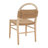 Leylanie Wood Premium All-Weather Wicker Outdoor Dining Side Chair-496454856