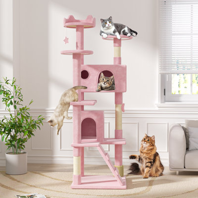 Arbre à chat Draxton 77 po et chatons
