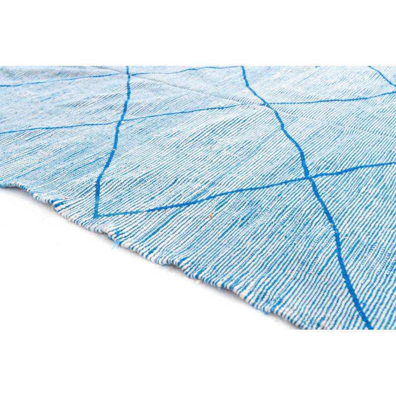 Tapis bleu Parra