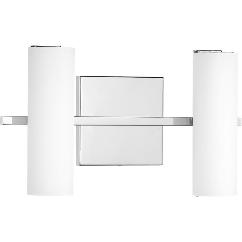 Éclairage de meuble-lavabo à DEL à intensité variable Flaherty, Chrome poli
