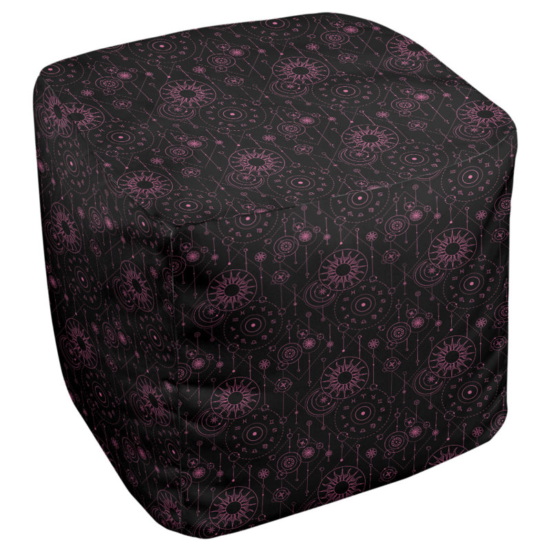 Leffel Upholstered Ottoman, Cube Insert (13 x 13 x 13)