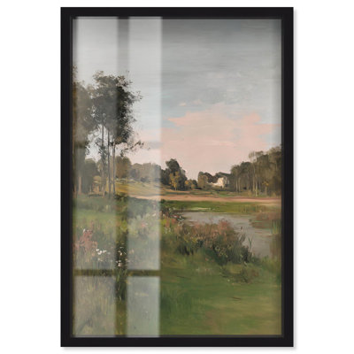 «At Dusk Shadowbox», impression de paysage par Art Remedy