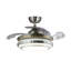 Autry 4 - Blade LED Flush Mount Ceiling Fan with Light Kit Included-1126751257