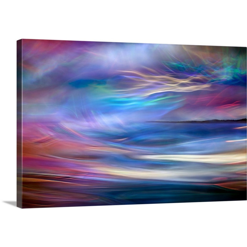 «Evening Ferry Ride», reproduction de photo sur toile, H 32 po x l 48 po x P 1,5 po