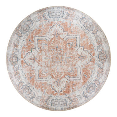 House of Hampton Round Cotton Braided Rug