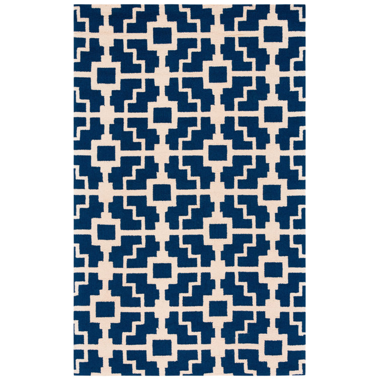 Dalton Hand Hooked Performance Geometric Rug