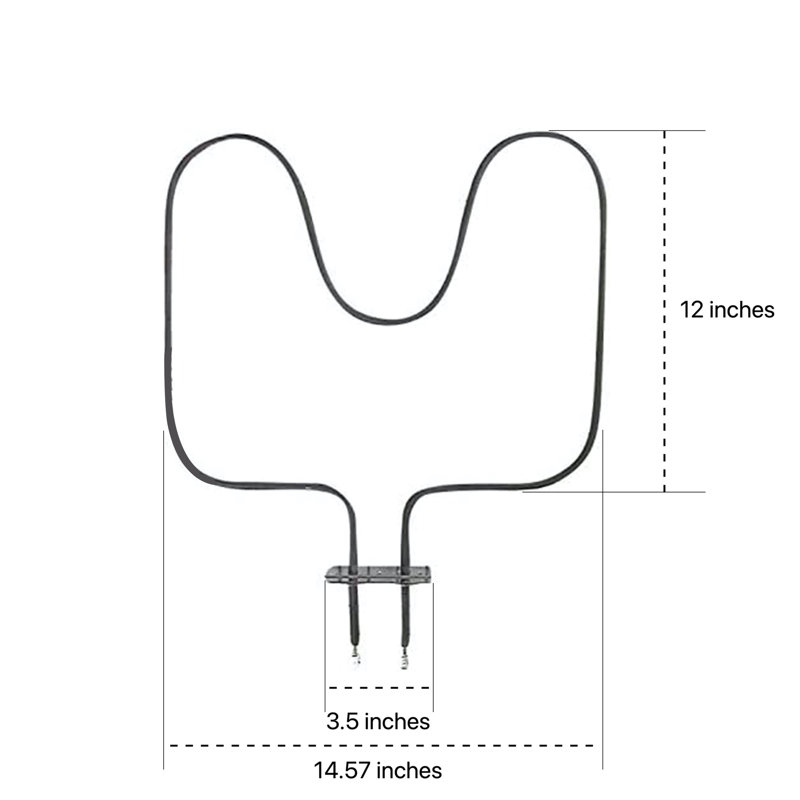 Whole Parts Range Oven Bake Heating Element Part# Wp661416 - Replacement & Compatible With Some Kitchen Aid, Roper And Whirlpool Ranges Or Ovens