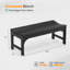 Banc de patio en PEHD pour 2 personnes-1122701768