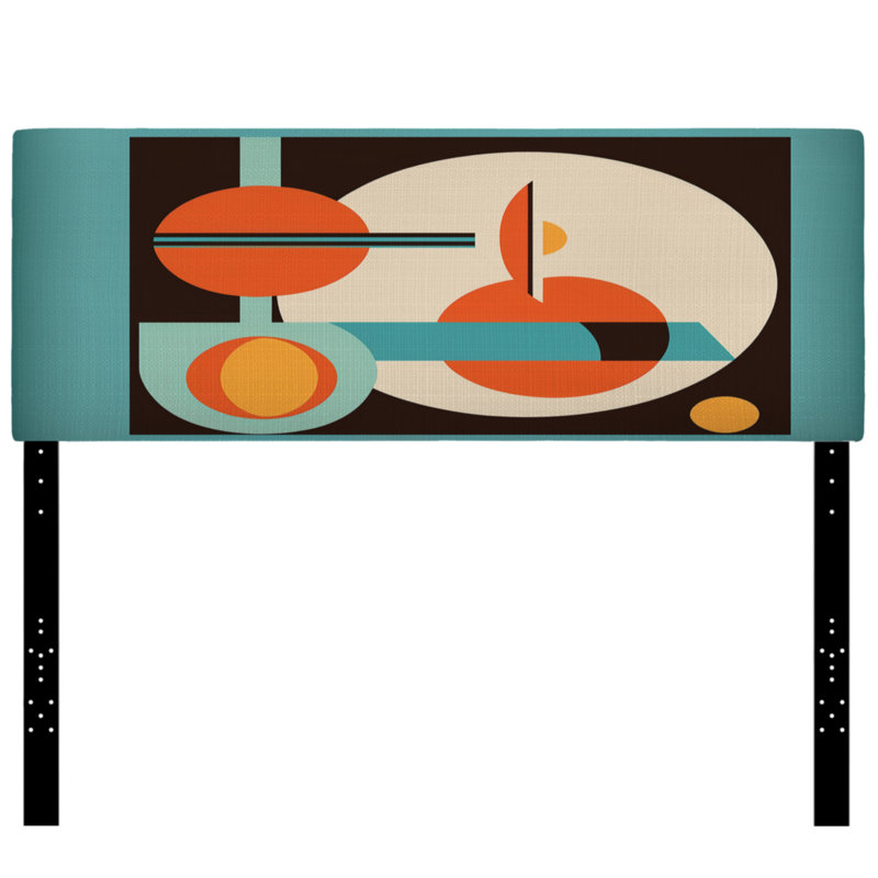 Tête de lit rétro Mid-Century, Grand