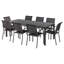 Evelina Rectangular Metal Outdoor Dining Table , 210cm cm W 100cm cm D-2018376570