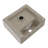 Stain Resistant Ceramic Contemporary Wall Mount Sink For Bathrooms