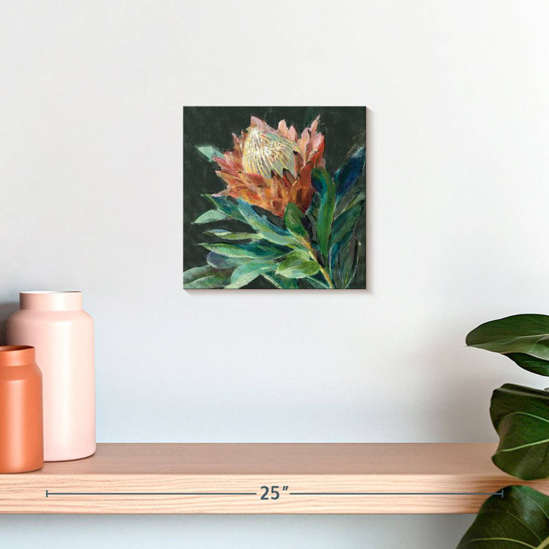 Harnek Deep Protea, 10" H x 10" W