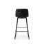 Tabouret de comptoir moderne en similicuir avec repose-pieds à dossier bas-1160917203-1160917196