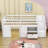 Jarmila Twin Size Wood Loft Bed with Drawer and Staircase-2134552127